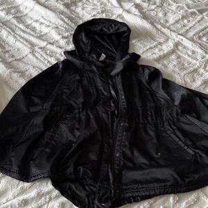 Lululemon Black Hooded Cape